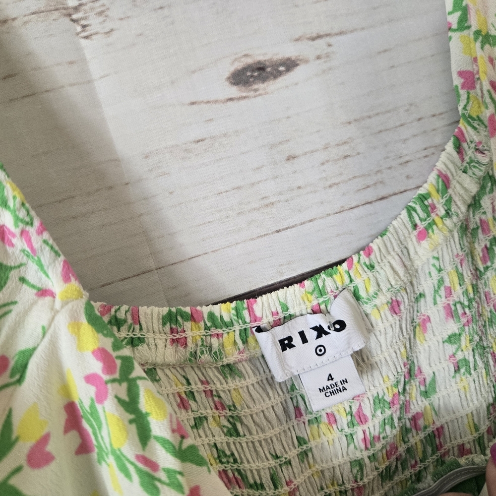 RIXO X Target Daisy Floral Midi Swing Dress Size 4 - Picture 5 of 9